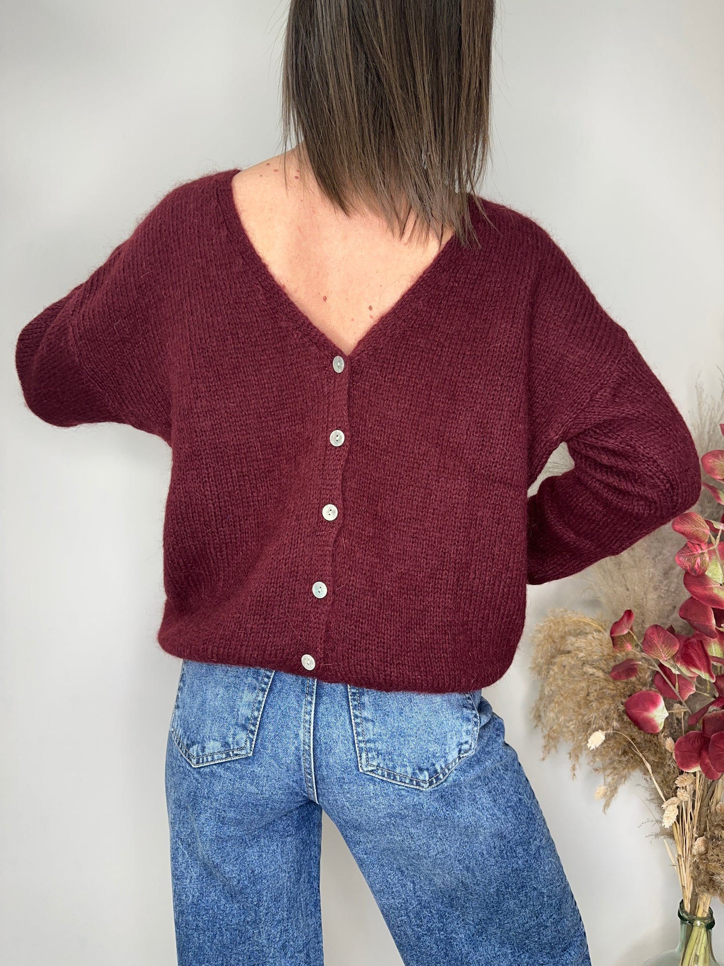 Gilet CARLSON Bordeaux