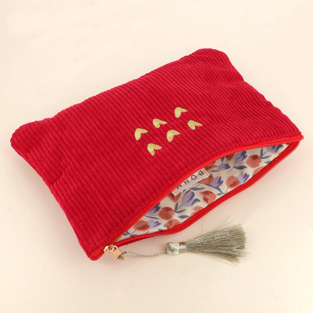 Trousse VELVET minis coeurs