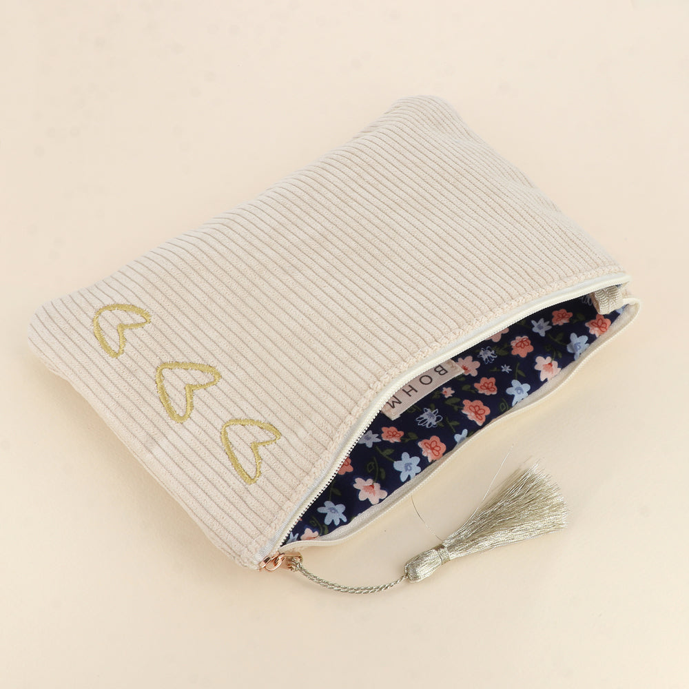 Trousse VELVET 3 coeurs