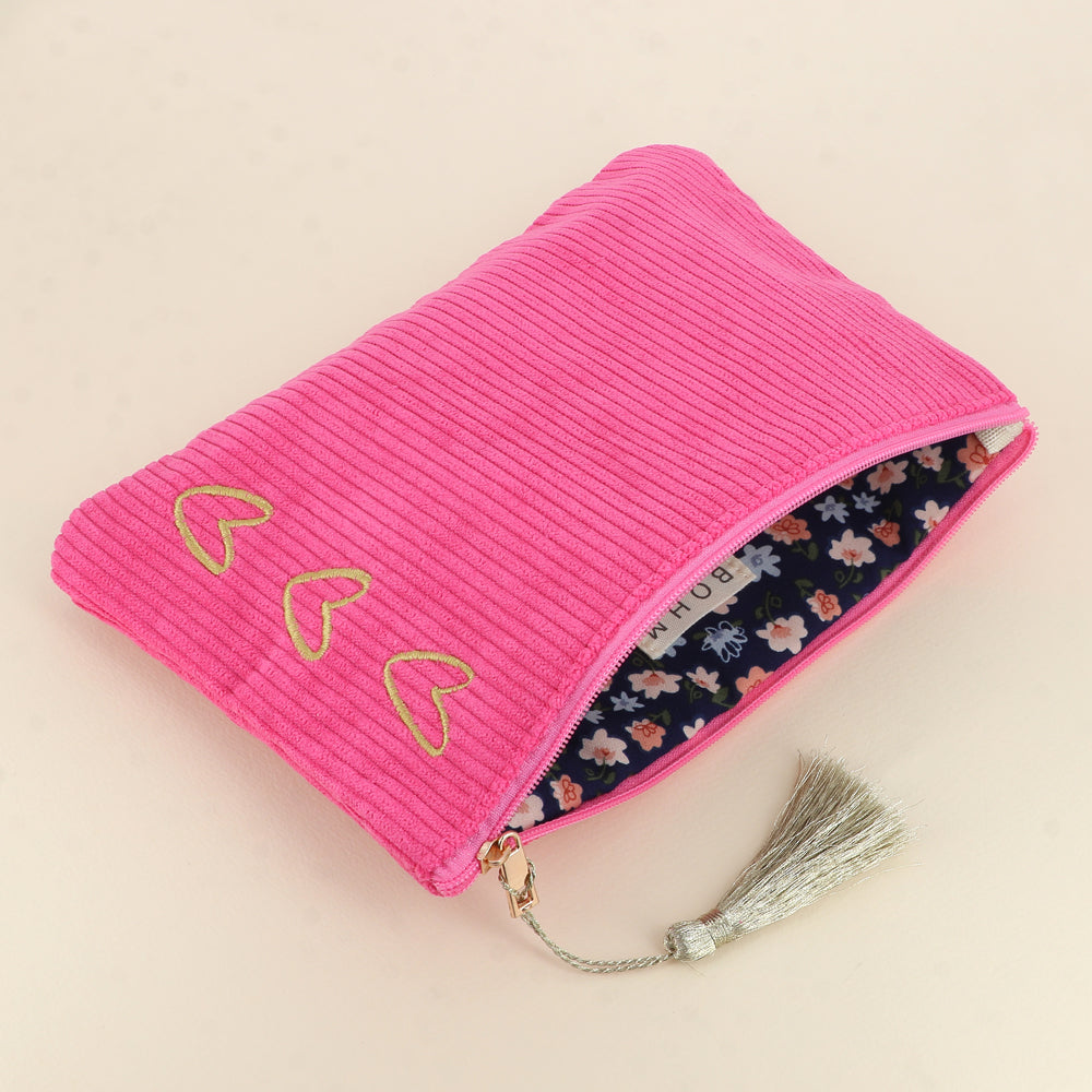 Trousse VELVET 3 coeurs
