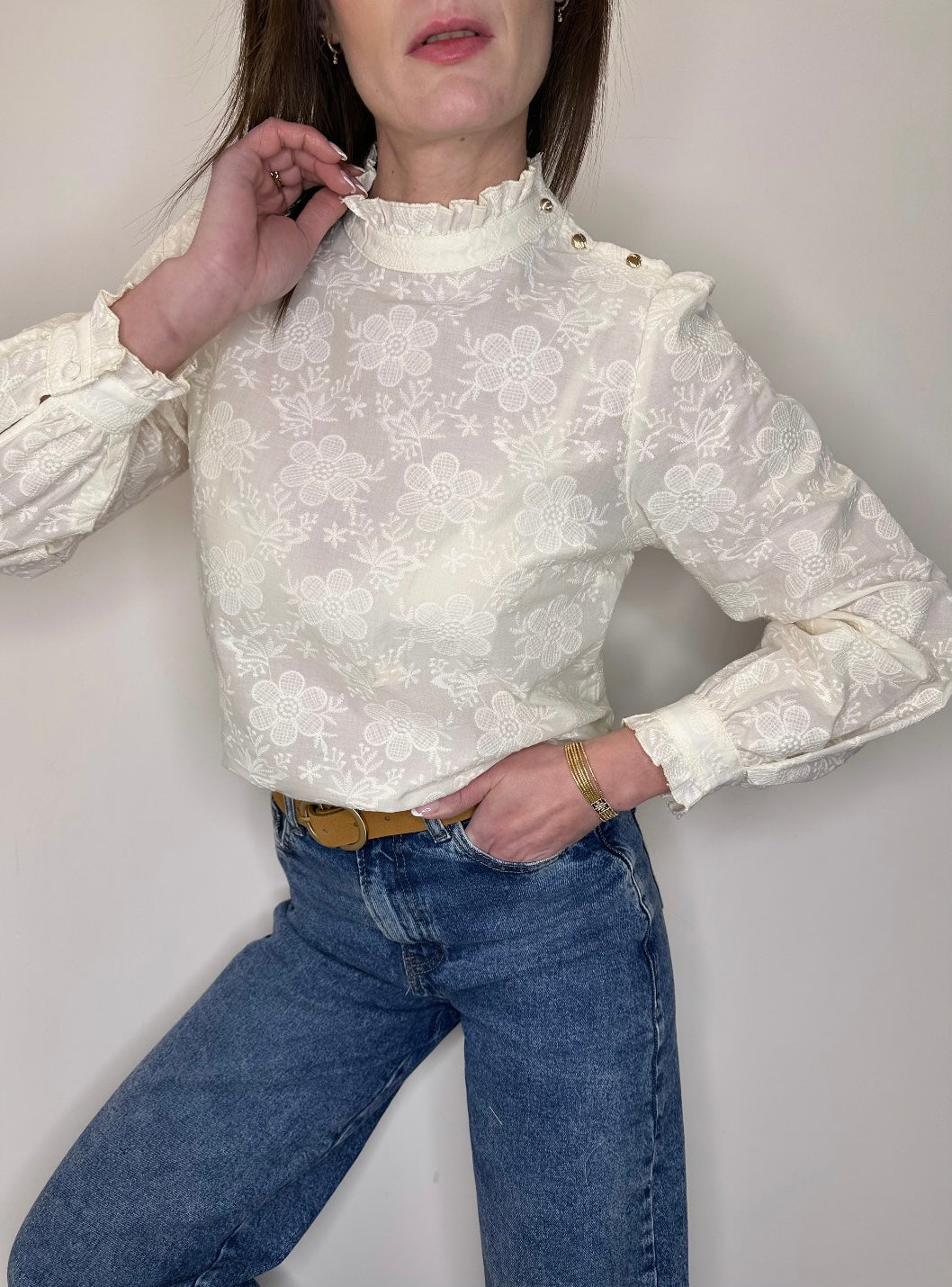 Blouse CONSTANCE Écru