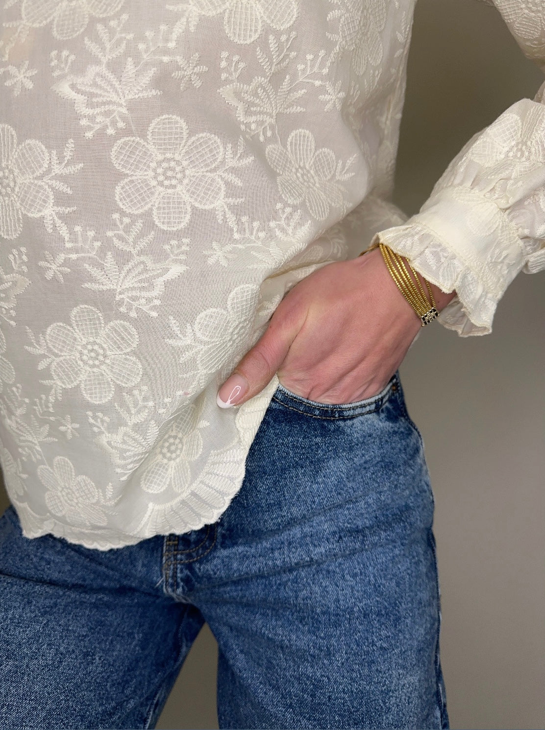 Blouse CONSTANCE Écru