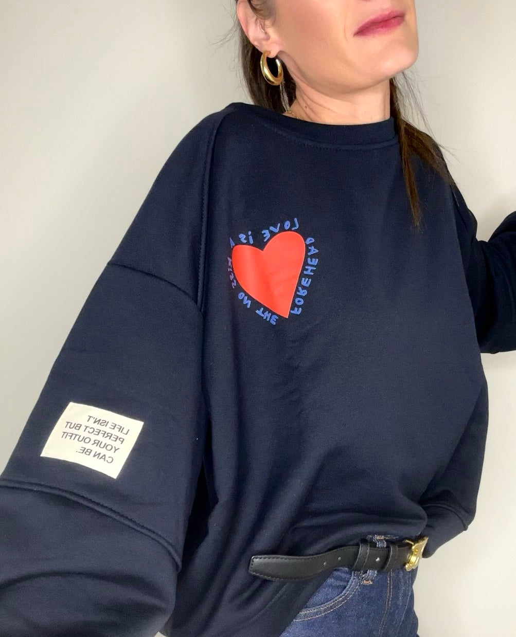 Sweat KISS Navy