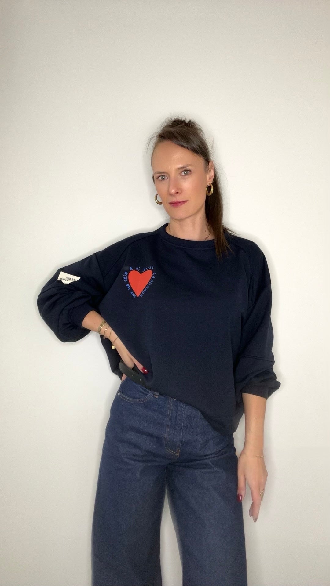 Sweat KISS Navy