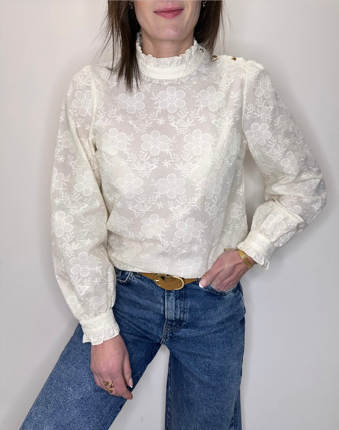 Blouse CONSTANCE Écru