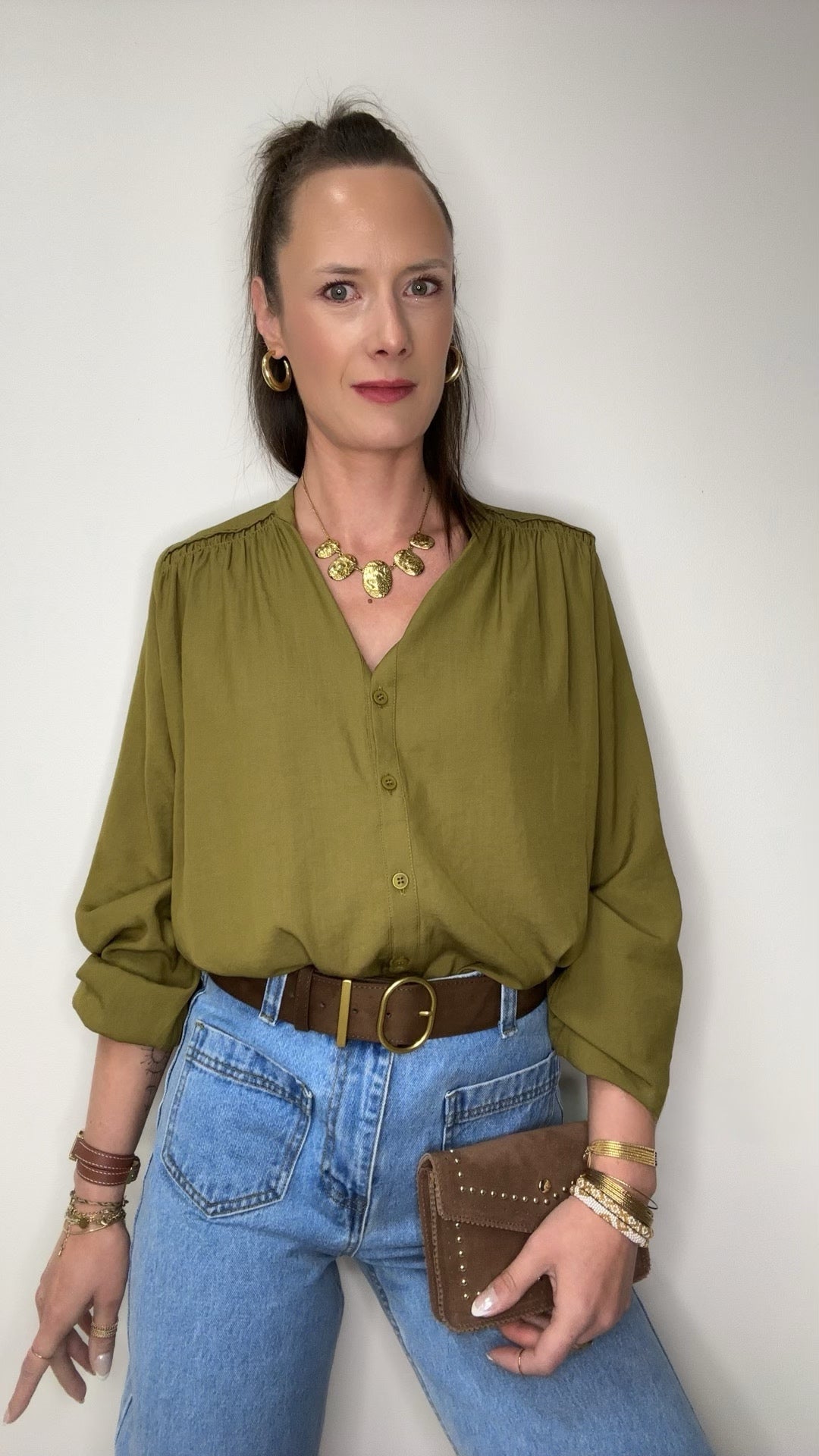 Chemisier SAVANNAH Olive