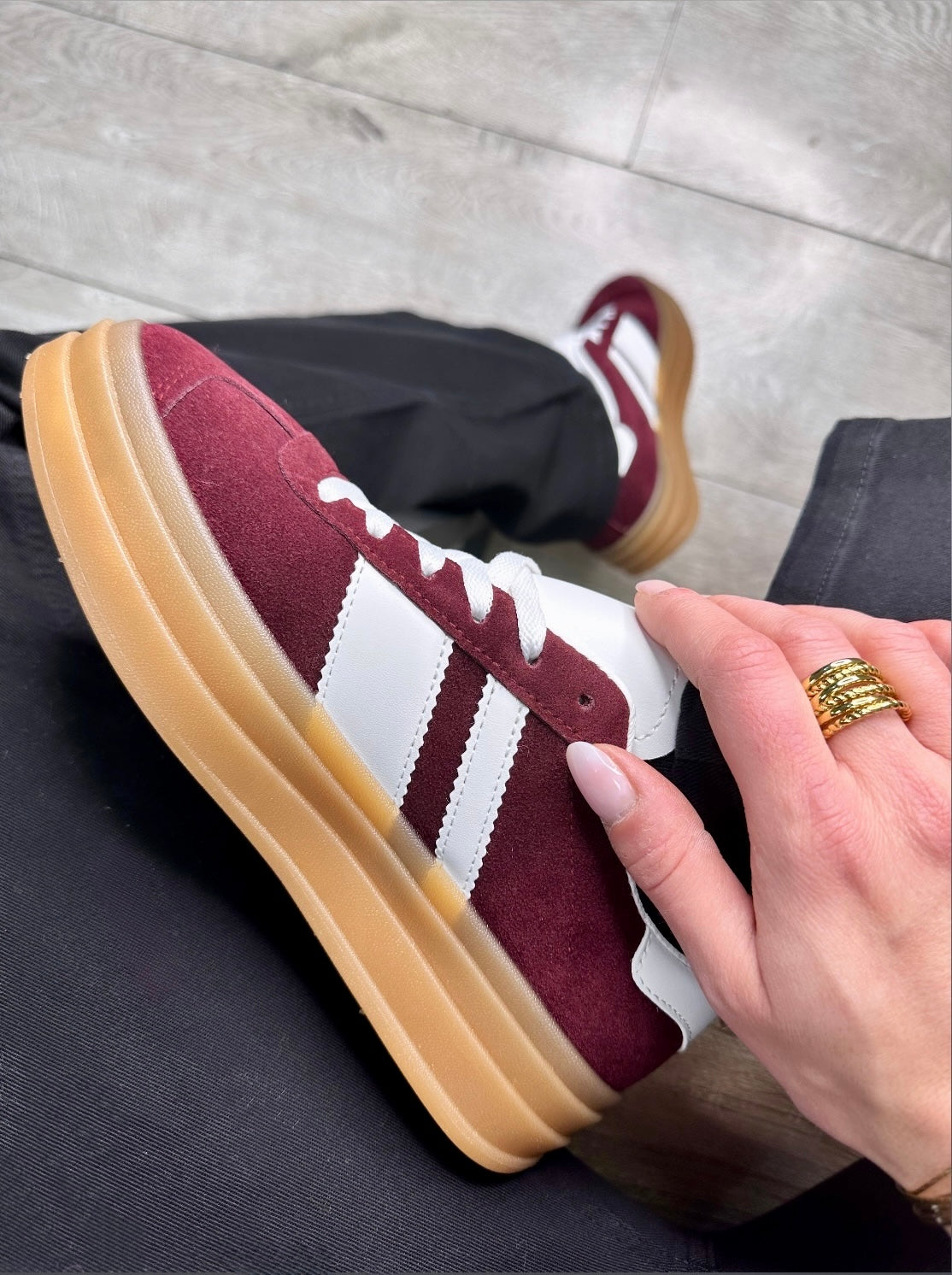 Baskets AUSTIN Bordeaux