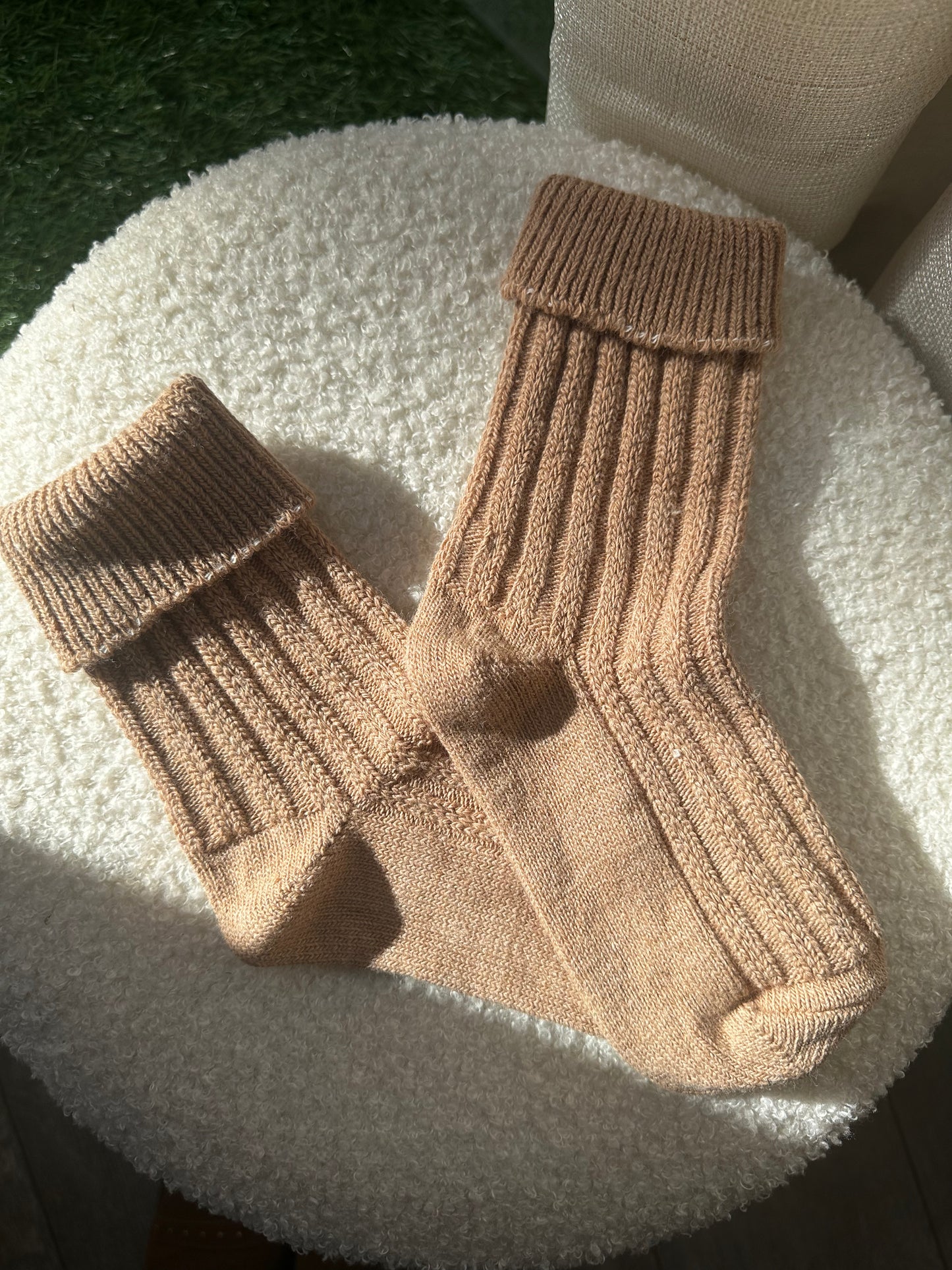 Chaussettes FAWINTI Camel