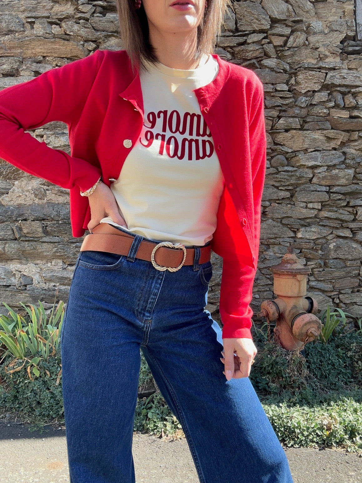T-shirt NICOLETTE Ecru