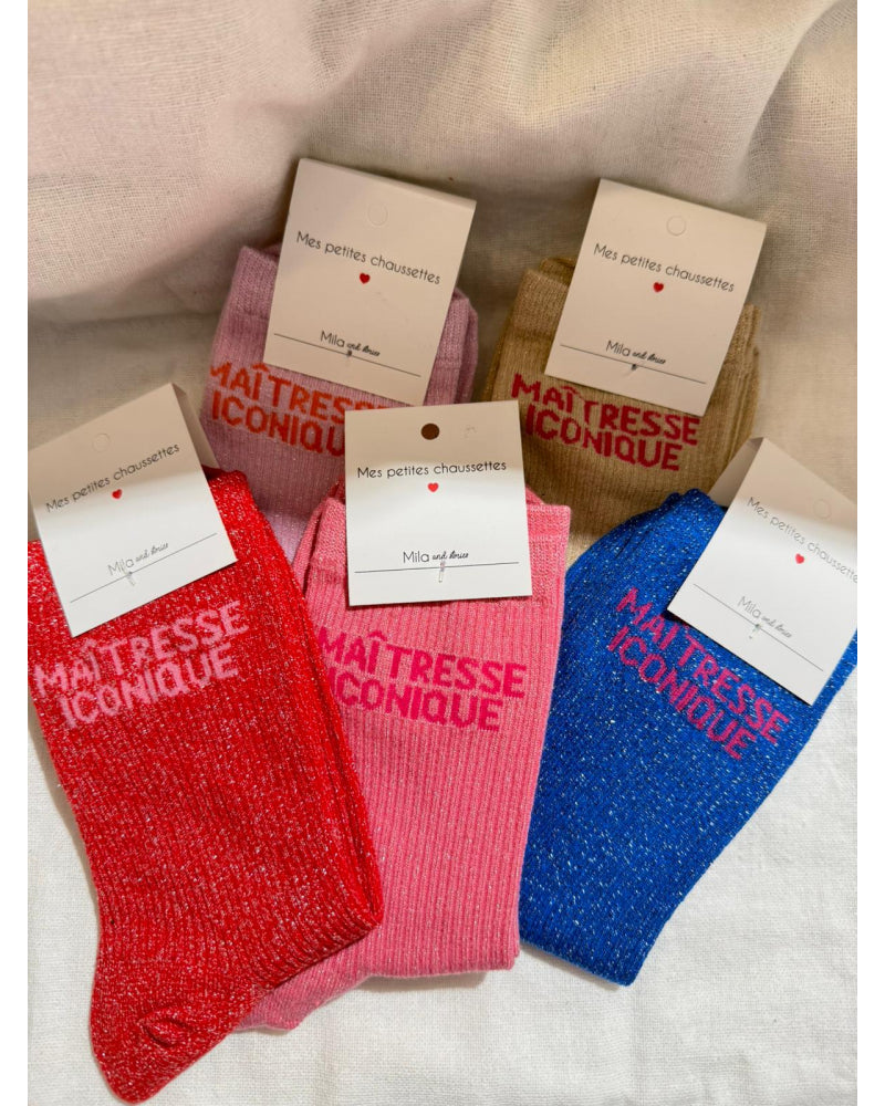 Chaussettes Lurex MAÎTRESSE ICONIQUE