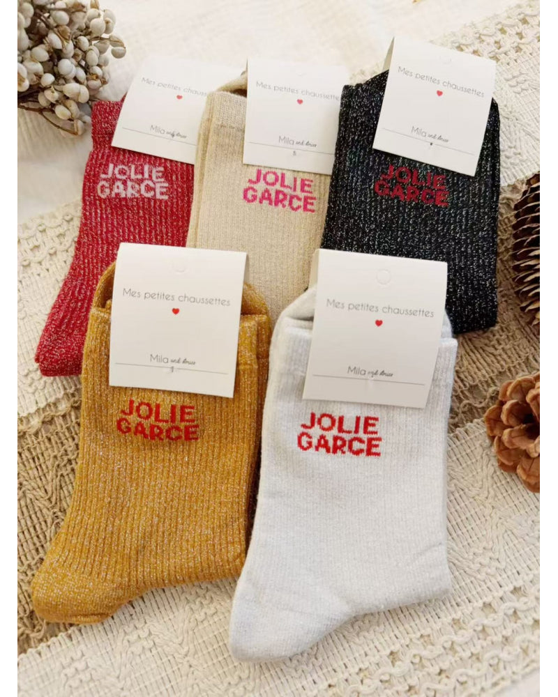 Chaussettes Lurex JOLIE GARCE