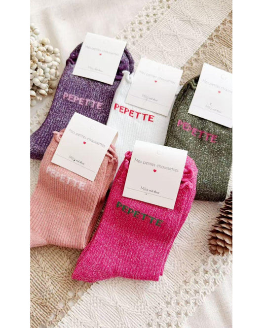 Chaussettes Lurex PEPETTE