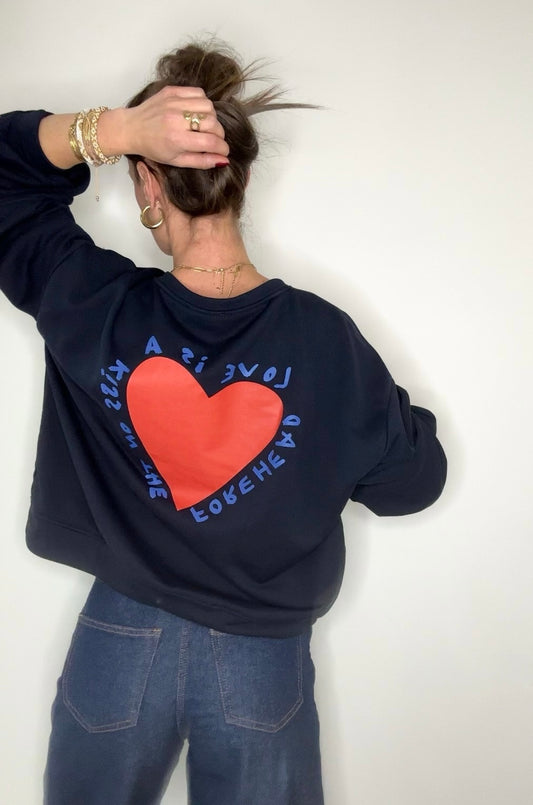 Sweat KISS Navy
