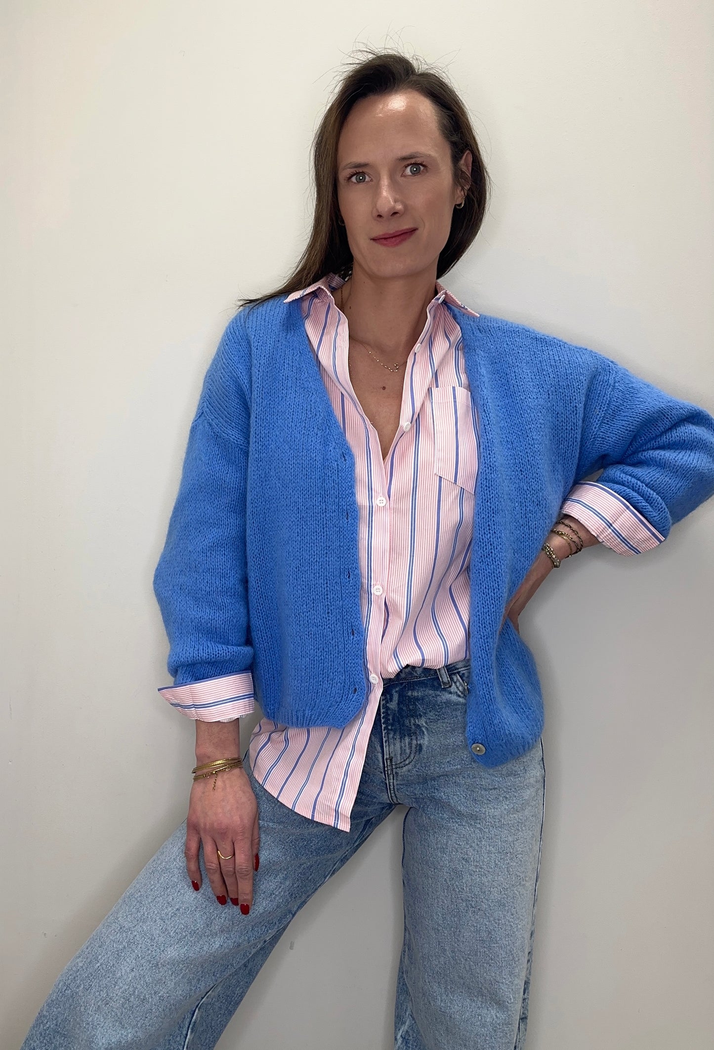 Cardigan LOVA Azur