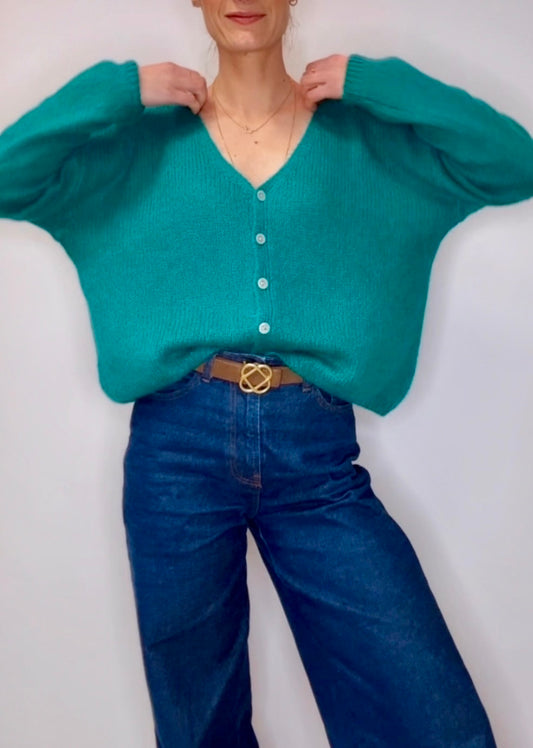Cardigan LOVA Vert