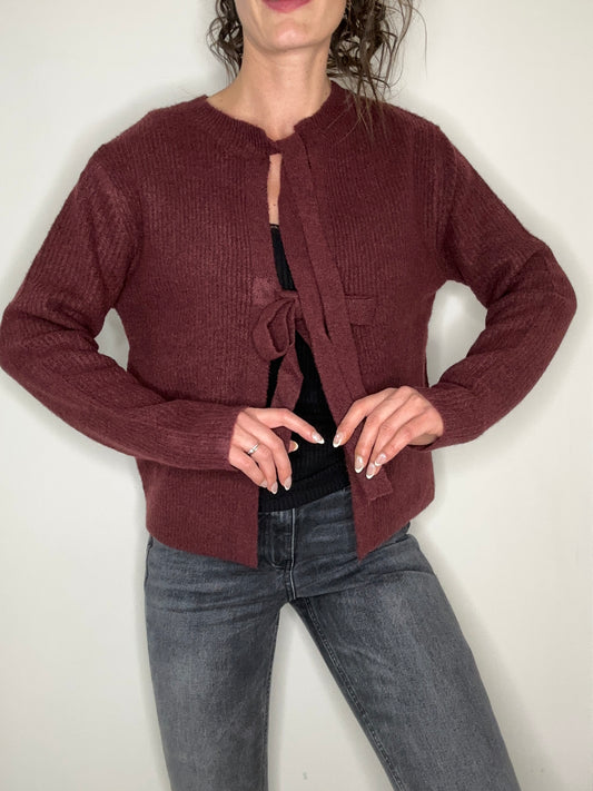 Gilet SILLY Bordeaux