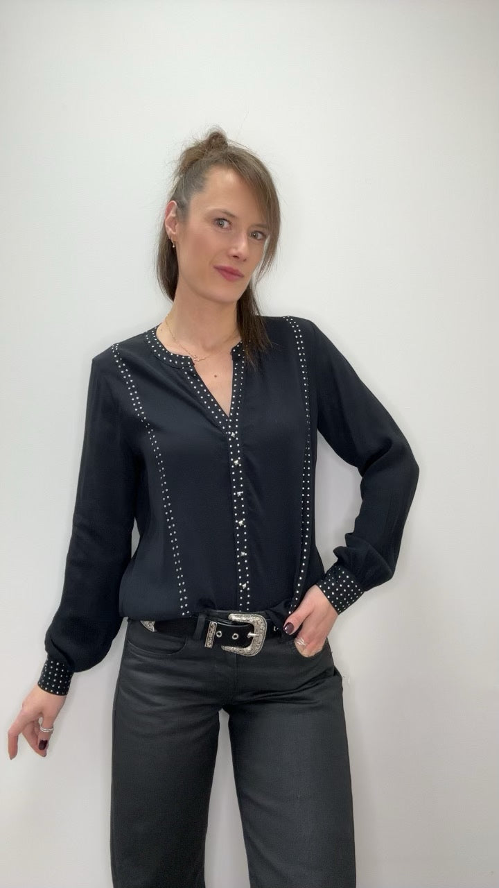 Blouse CASSIA noire
