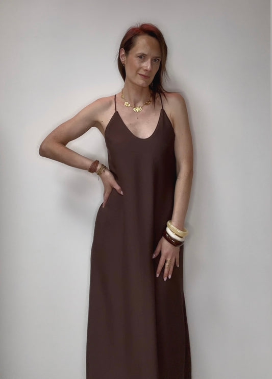 Robe ANDREA Chocolat