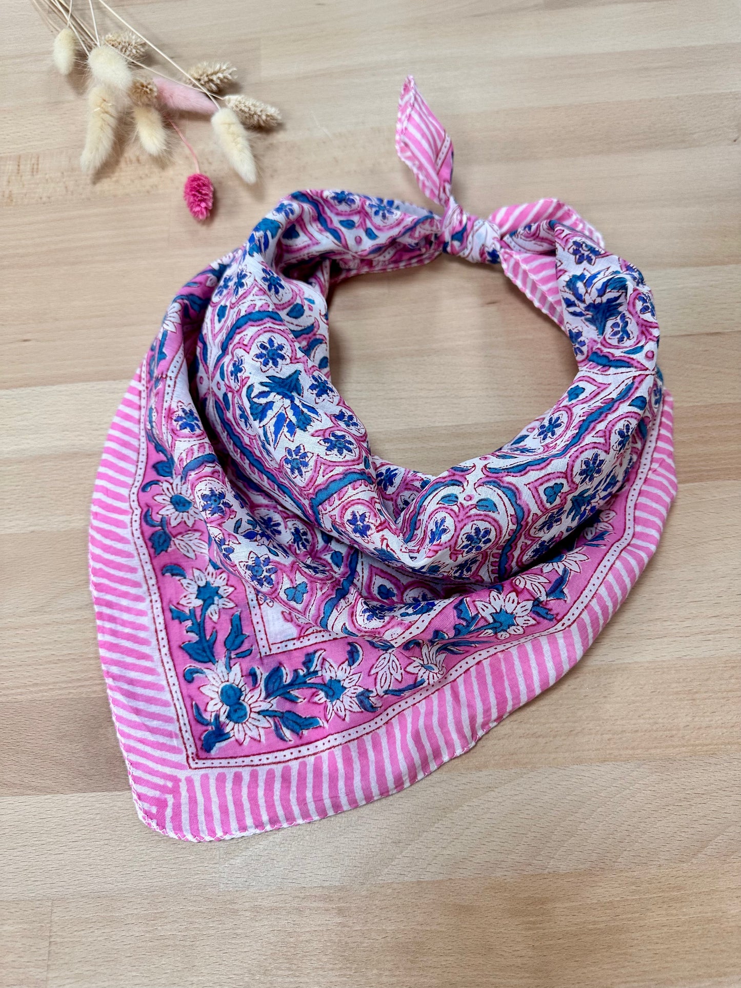 Foulard HINDIES Rose