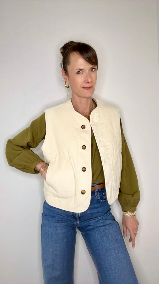 Gilet SETH Ecru