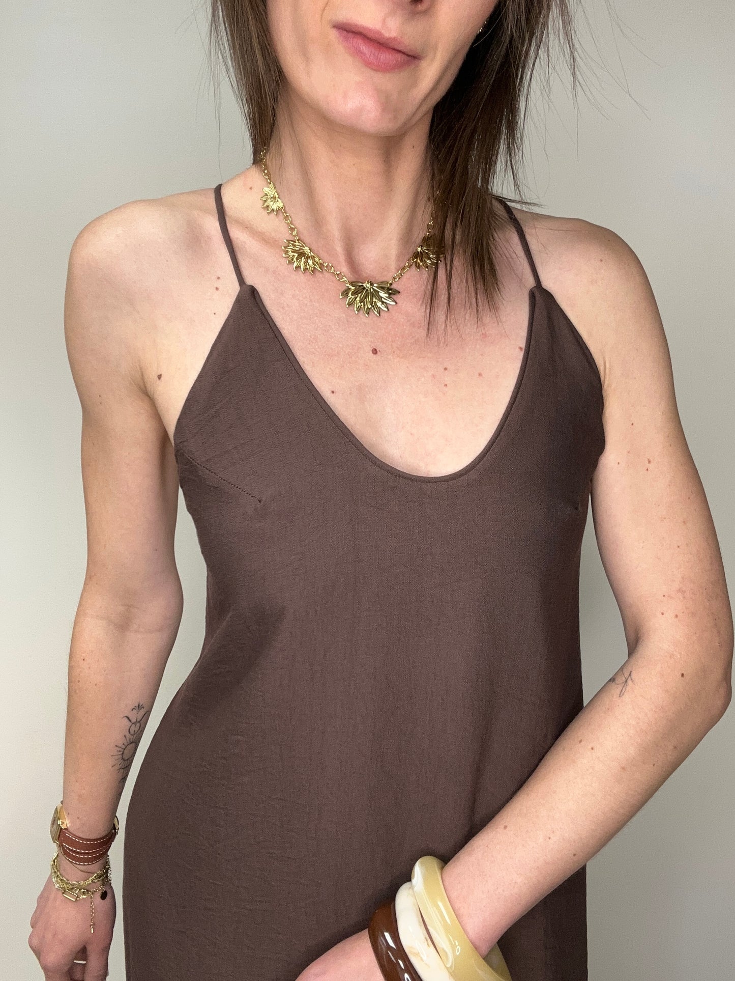 Robe ANDREA Chocolat