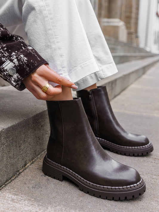 Bottines DAMIAN Choco