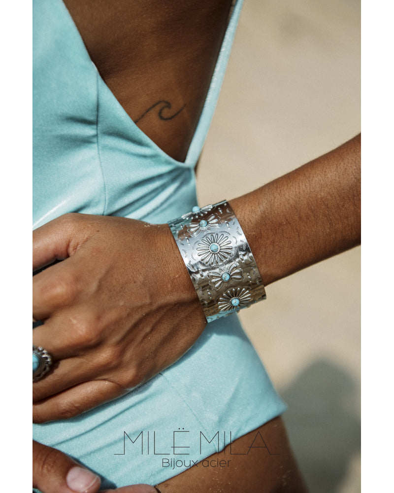 Manchette GAÏA Argent