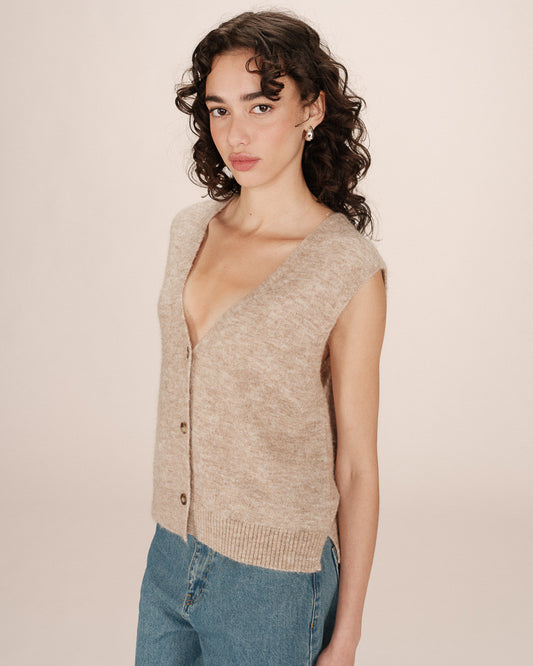 Gilet SANTA Beige