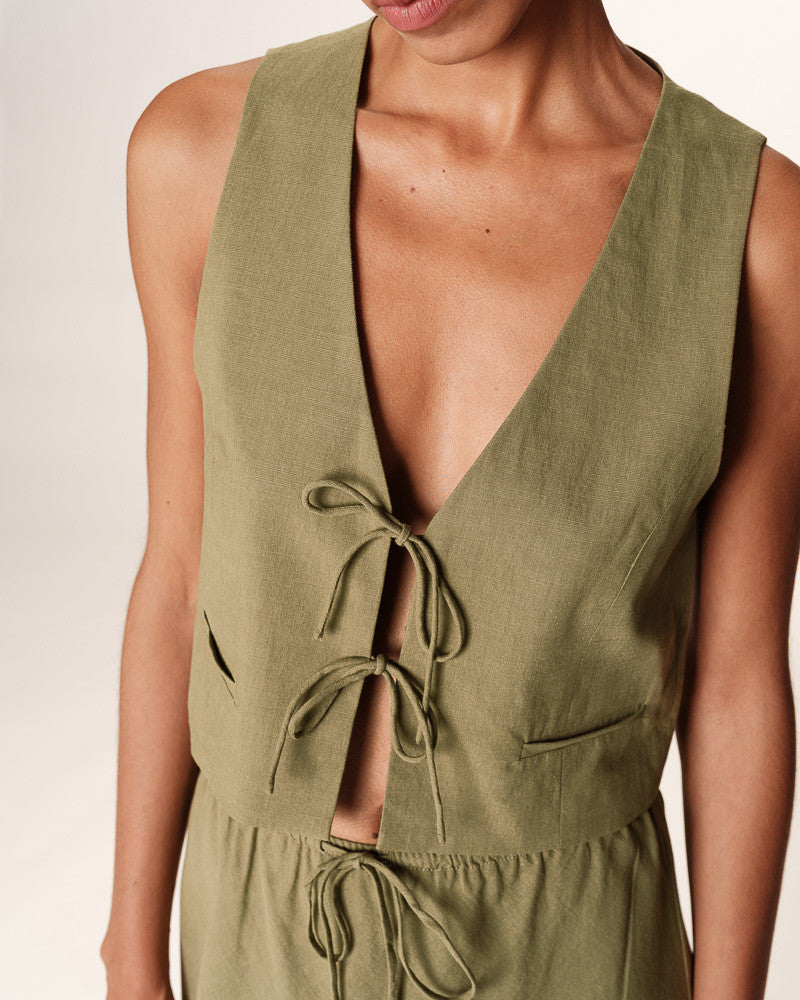 Gilet RUBENS Kaki