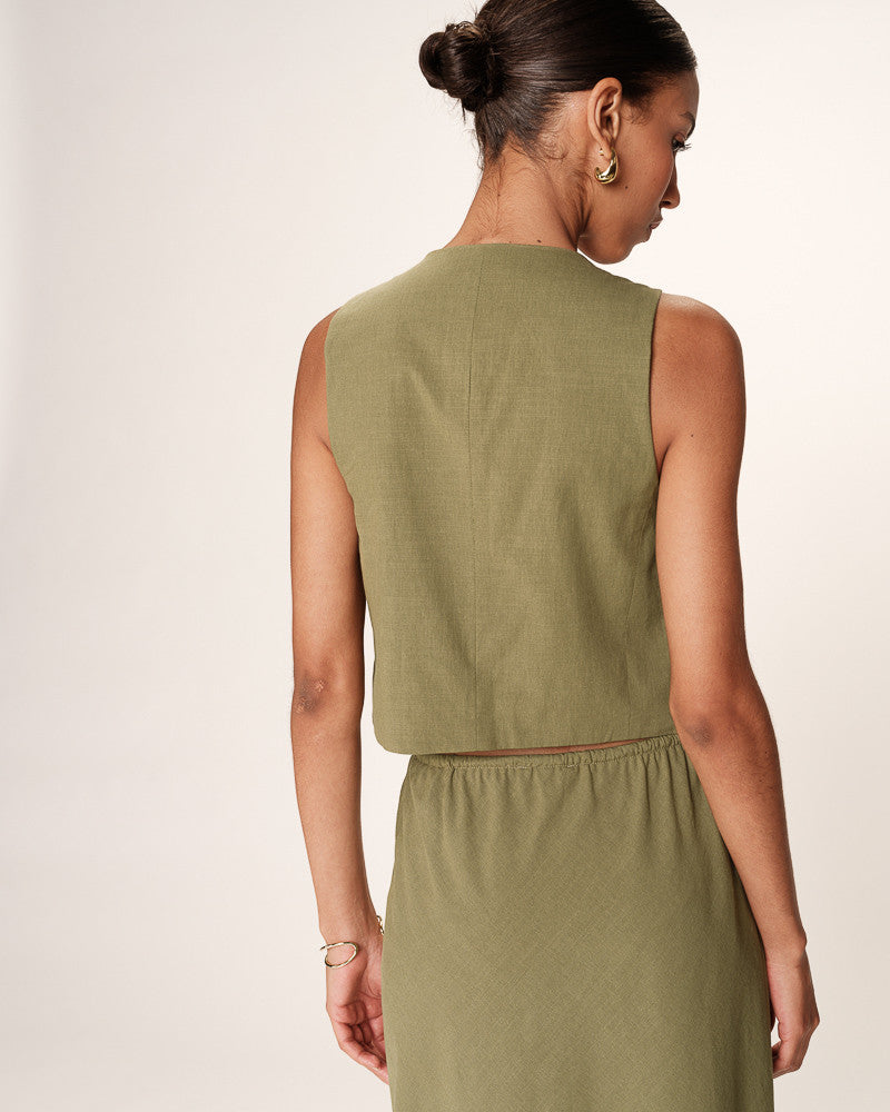 Gilet RUBENS Kaki