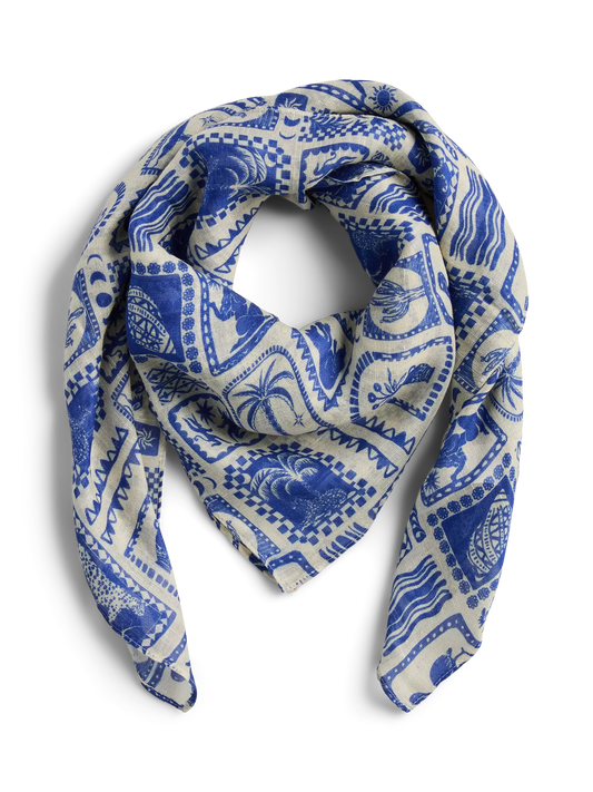 Foulard MIRANDI Bleu