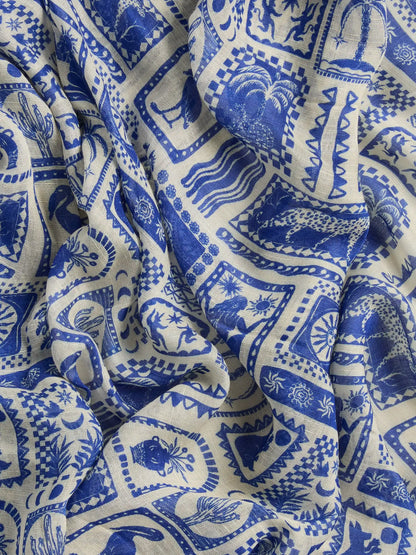 Foulard MIRANDI Bleu