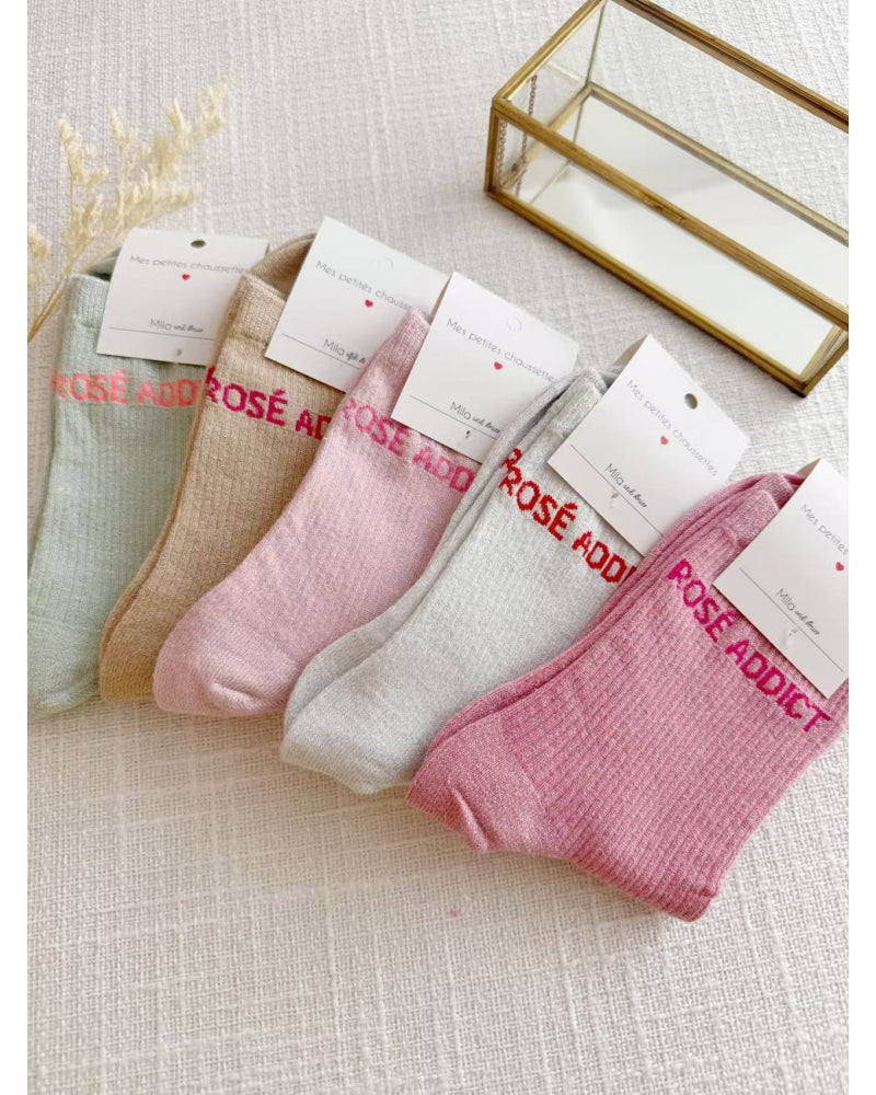 Chaussettes ROSE ADDICT