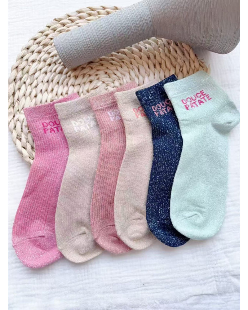 Chaussettes Lurex PATATE DOUCE