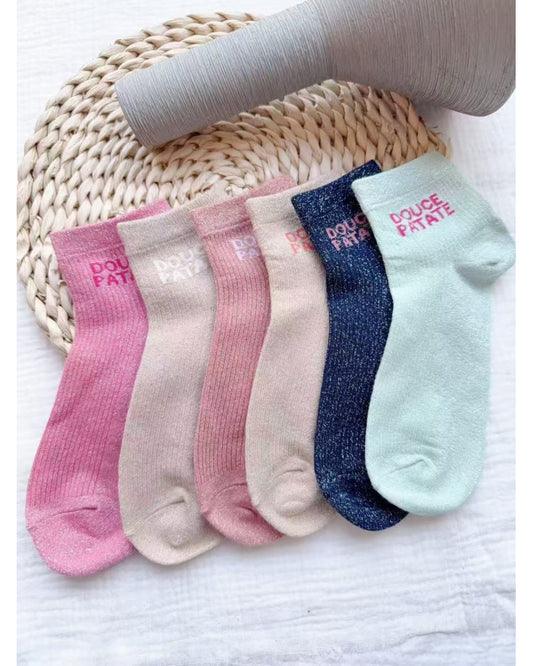 Chaussettes Lurex PATATE DOUCE