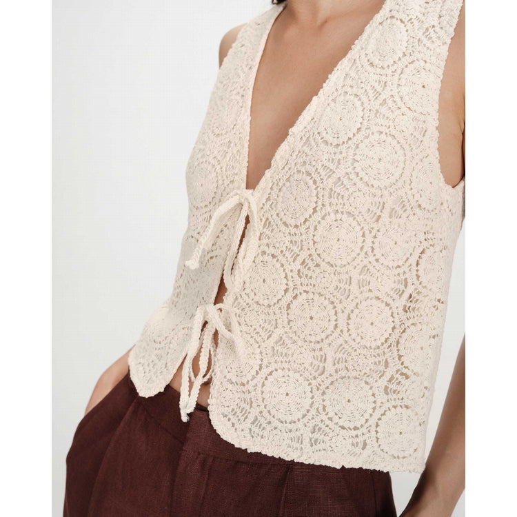 Gilet VONY Ecru