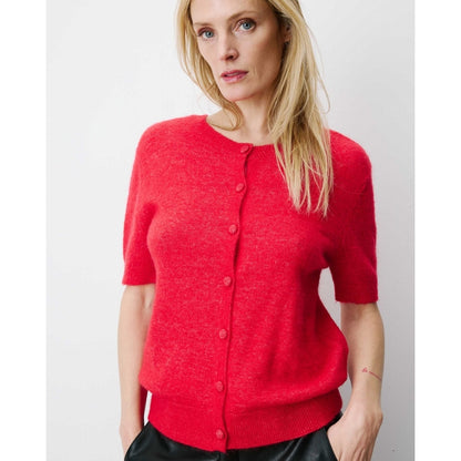 Cardigan AKARIOS Rouge