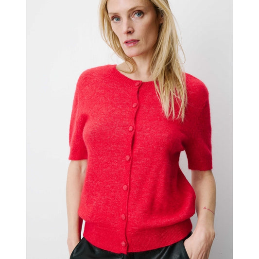 Cardigan AKARIOS Rouge