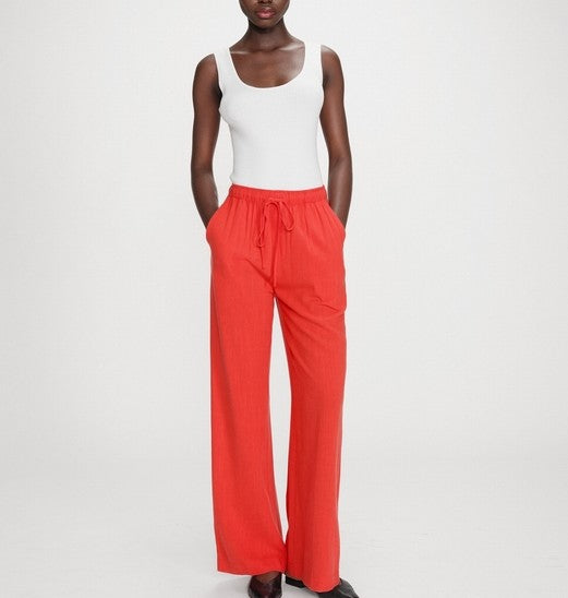 Pantalon RAVEN Rouge