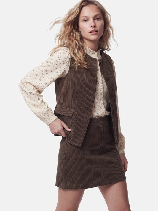 Gilet AUDRE Choco